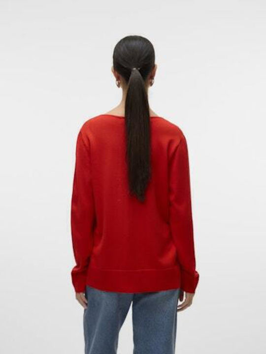 Vero Moda Πουλόβερ Κοκκινο