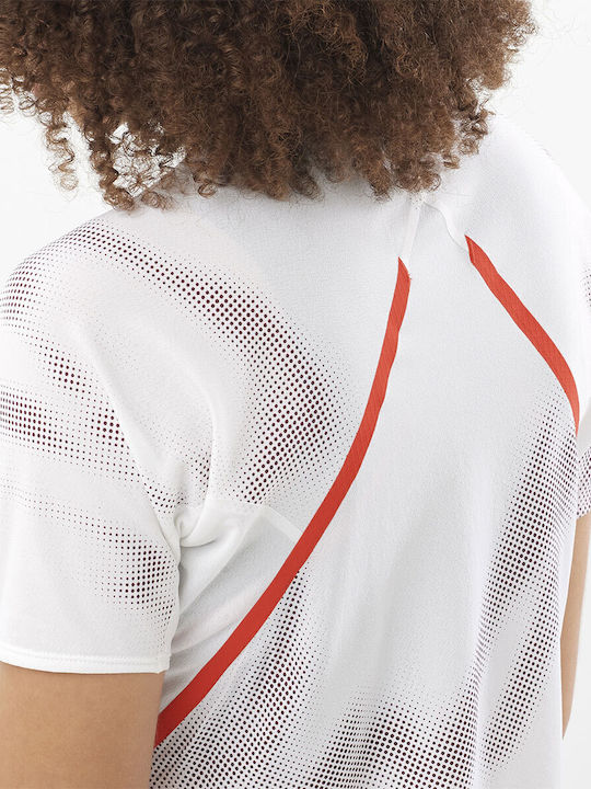Γυναικείο Αθλητικό T-shirt Fast Drying Λευκό