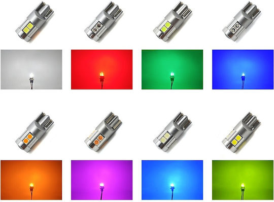 Λάμπα Αυτοκινήτου W5W / T10 / W16W / W3W Canbus LED Λευκό 12-24V