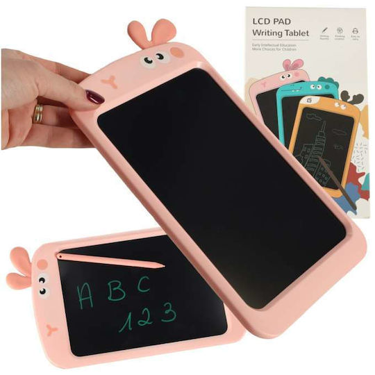 Graphic Tablet Writing Drawing 8.5" Rabbit Model Pen 26 X 15 X 1 Cm Pink