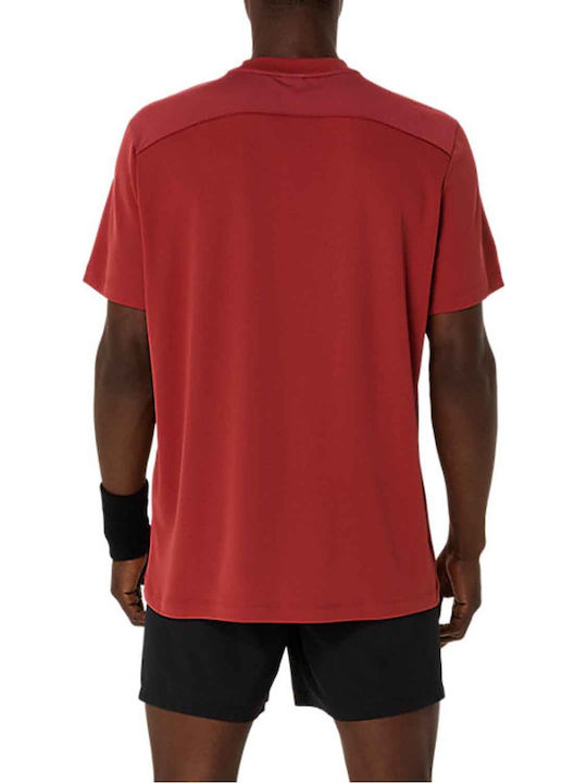 ASICS Court 2041A339-600 Ανδρική Μπλούζα Κόκκινη