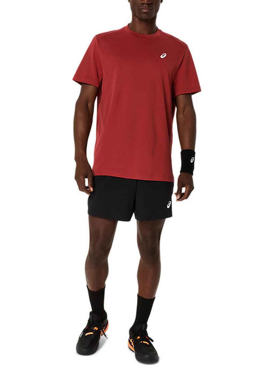 ASICS Court 2041A339-600 Ανδρική Μπλούζα Κόκκινη