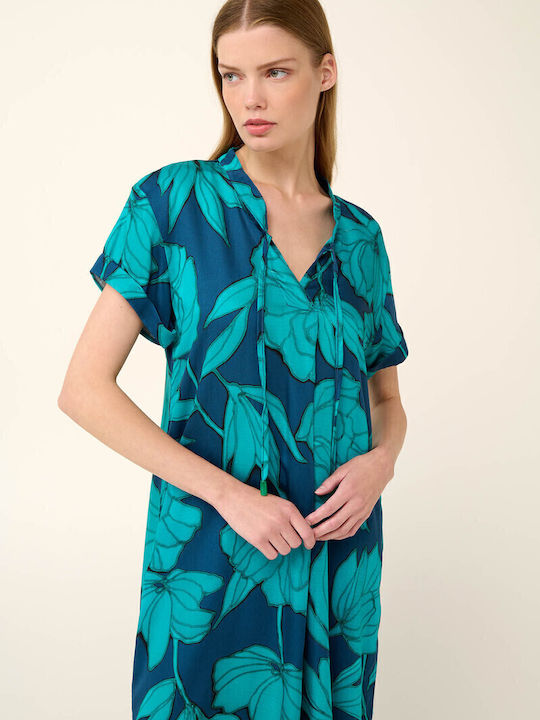 Sommer Damenkleid Blue Lagoon