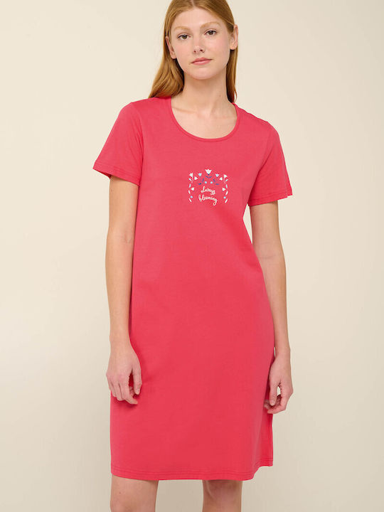Vamp Sommer Damen Nachthemd Red Rouge Vamp Sommer Damen Nachthemd Red Rouge