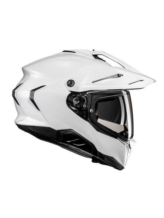 HJC RPHA 60 White Pearl Κράνος Μηχανής On-Off ECE 22.06 με Pinlock και Sunvisor
