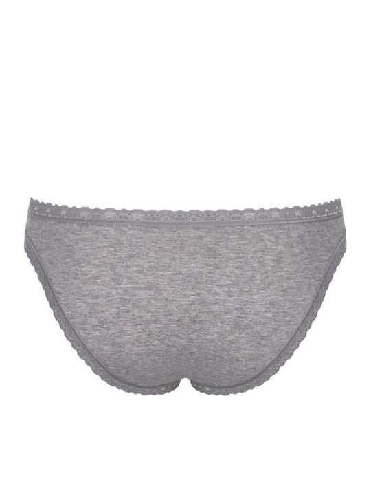 24/7 Weekend H Βαμβακερά Γυναικεία Slip 3Pack με Δαντέλα Πολύχρωμα