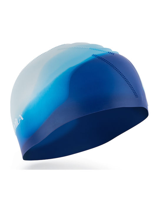 AMILA Adult Swimming Cap Made of Blue Silicone