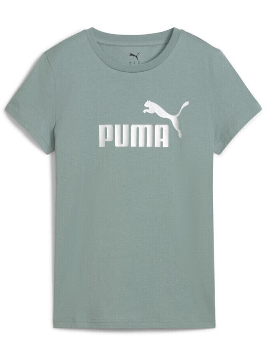 Logo Γυναικείο Αθλητικό T-shirt Πράσινο