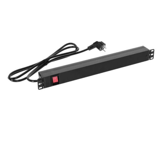 Πολύπριζο Rack 19" 8 Θέσεων 16a Adam Hall