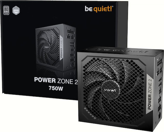 Be Quiet Power Zone 2 750W Black Computer Power Supply Full Modular 80 Plus Platinum