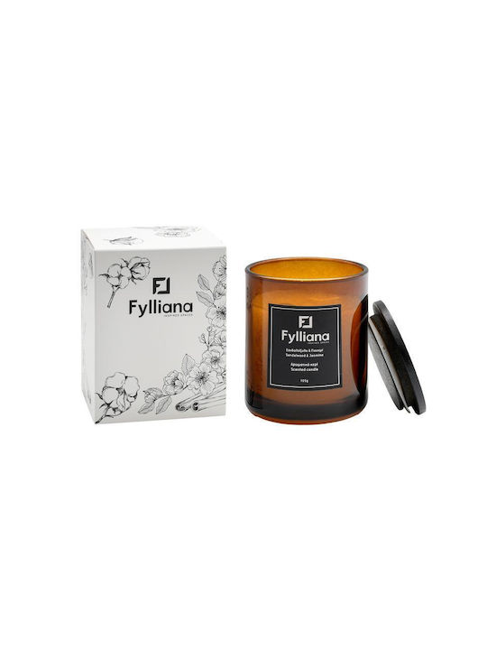 Fylliana Aromatic Candle Fl6478 In Jar With Jasmine Perfume 105gr