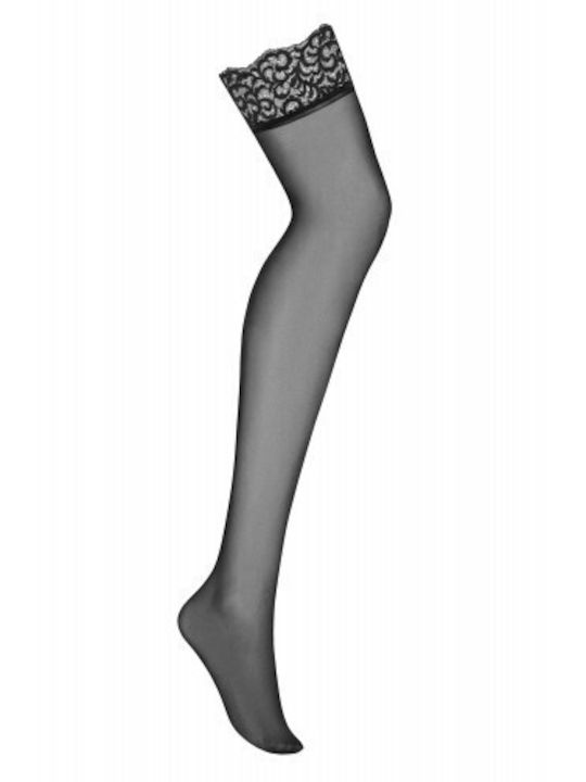 Obsessive Laluna Șosete Sexy Negre