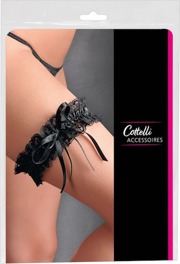 Cottelli Collection Lace Garter Belts with Lace Black