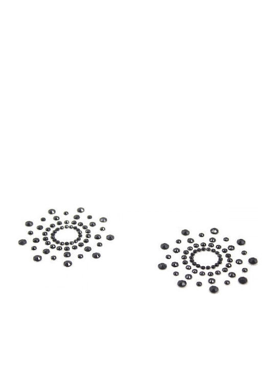 Fetish Addict Snowflake Nipple Covers Black