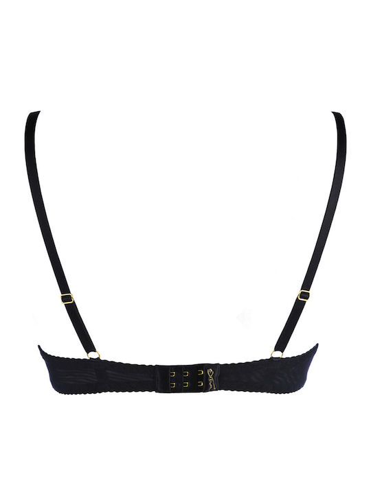 Push Up Bra Underwire Black / Black