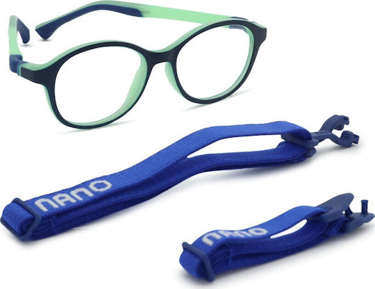 Nanovista Sprite Children's Plastic Eyeglass Frame Blue