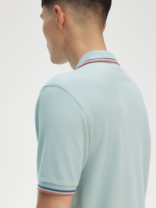 Polo Kurzarmbluse Pink