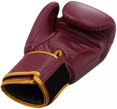 King Boxhandschuhe Leder für Kampf Rot