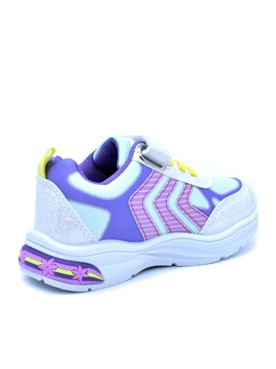 Kinder Sneakers Anatomisch mit Lichtern Weiß