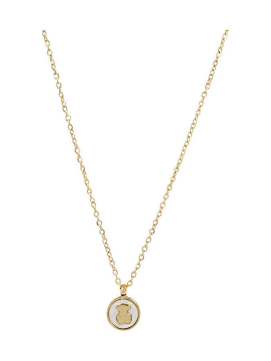 Necklace From Gold Plated Steel Necklace From Gold Plated Steel