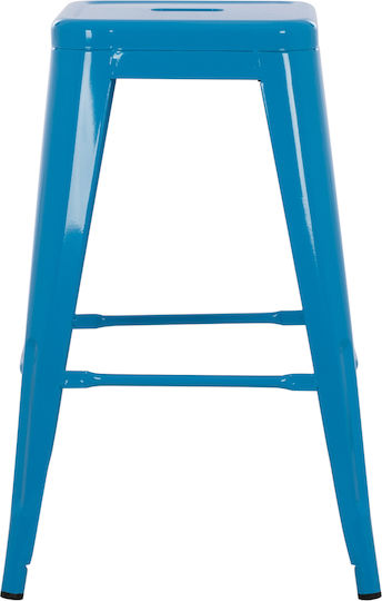 Табуретка Бар За външна употреба MELITA-PRO Синьо 1бр 43x43x67см