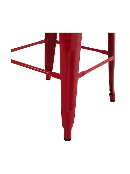 Stool for Bar Outdoor Melita-pro Red 43x43x78cm