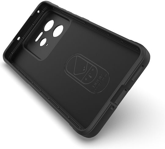 Mad Mask Umschlag Rückseite Kunststoff / Silikon Schwarz (Realme GT 7 Pro)