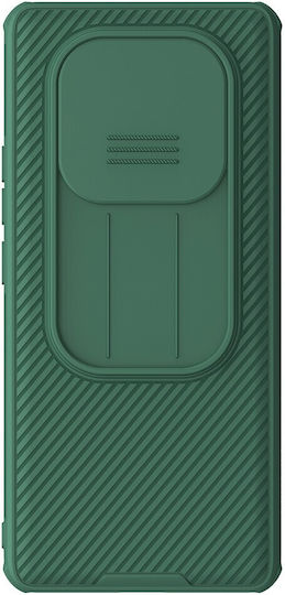 Nillkin Camshield Texture Pro Series Задна корица Пластмаса / Силикон Зелен (Redmi Note 14 Pro 5G / Poco X7)