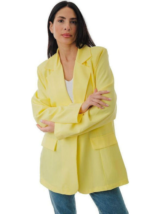 Silia D Women's Blazer Yellow