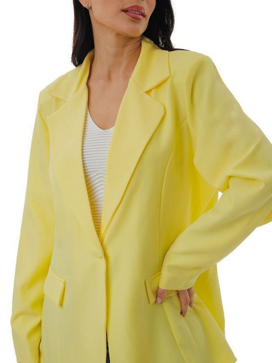 Silia D Women's Blazer Yellow