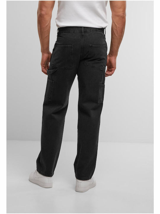 Trousers in Straight Line Black