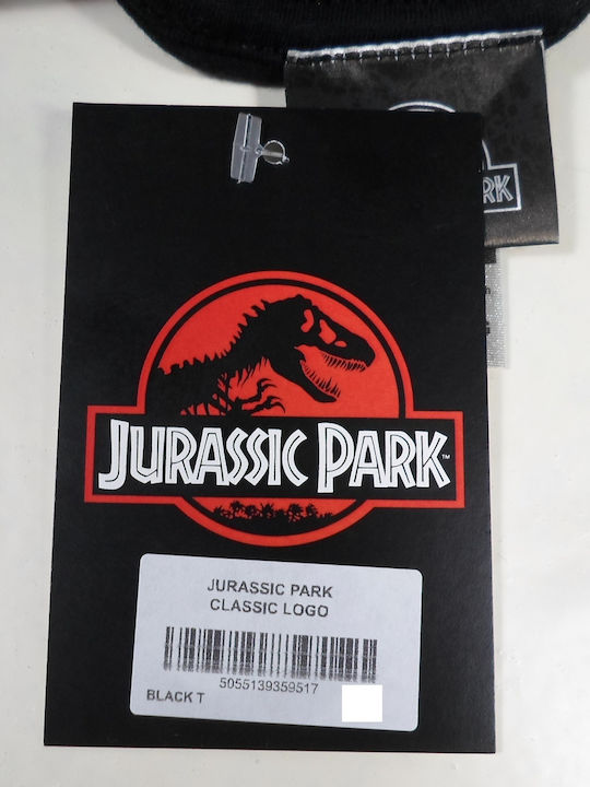 Heroes Inc Jurassic Park Logo Black T-shirt Sealed