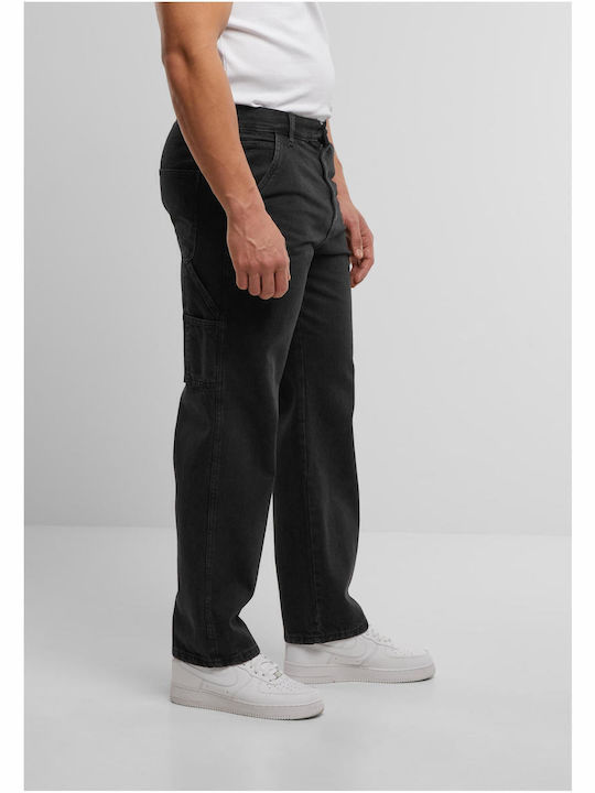 Trousers in Straight Line Black