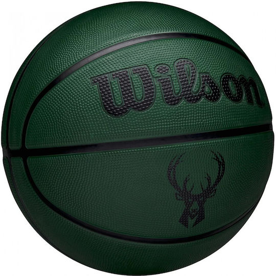 Wilson Team Tribute Solid Milwaukee Bucks Basket Ball Outdoor