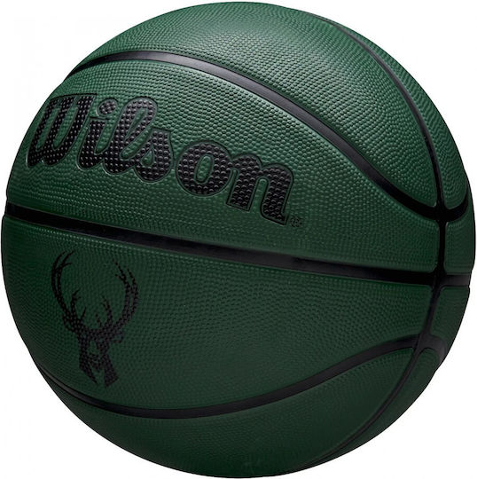 Wilson Team Tribute Solid Milwaukee Bucks Basket Ball Outdoor