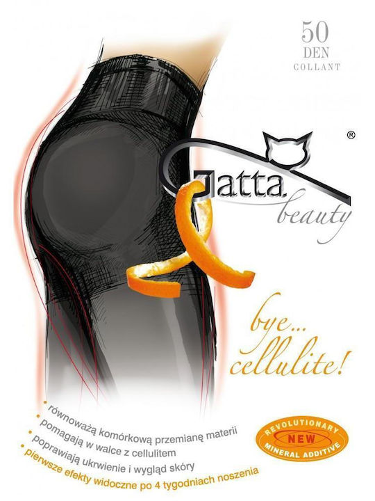 Rouxaki Women's Pantyhose 50 Den Black