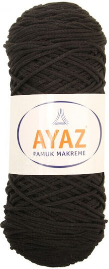 Ayaz Pamuk Makreme 100%cotton Νήμα Τσάντα 250gr 150m Μαύρο