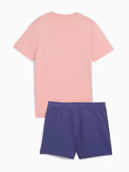 PUMA Παιδικό Σετ με Σορτς Pink 2τμχ