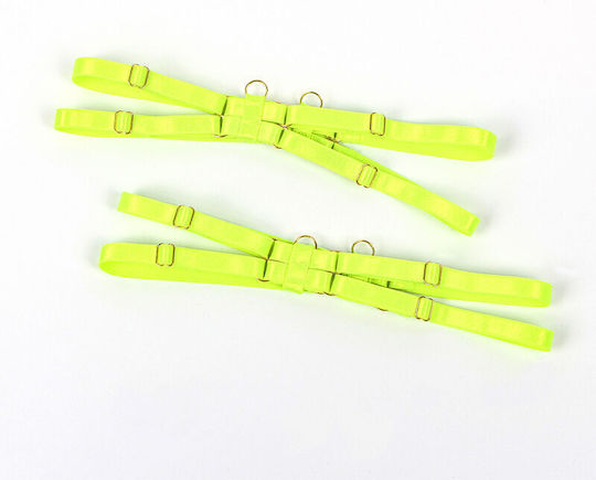 Subblime 955281 Bra Set Necklace Leg Details Fluorescent Green