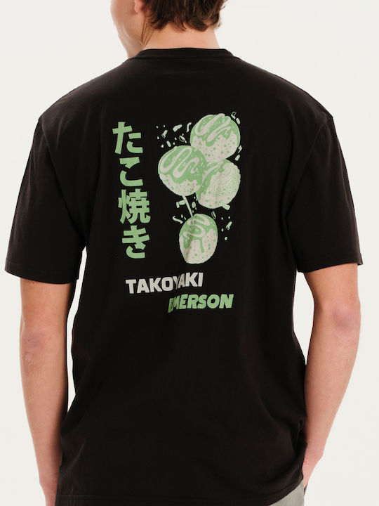 Takoyaki T-shirt Μαύρο