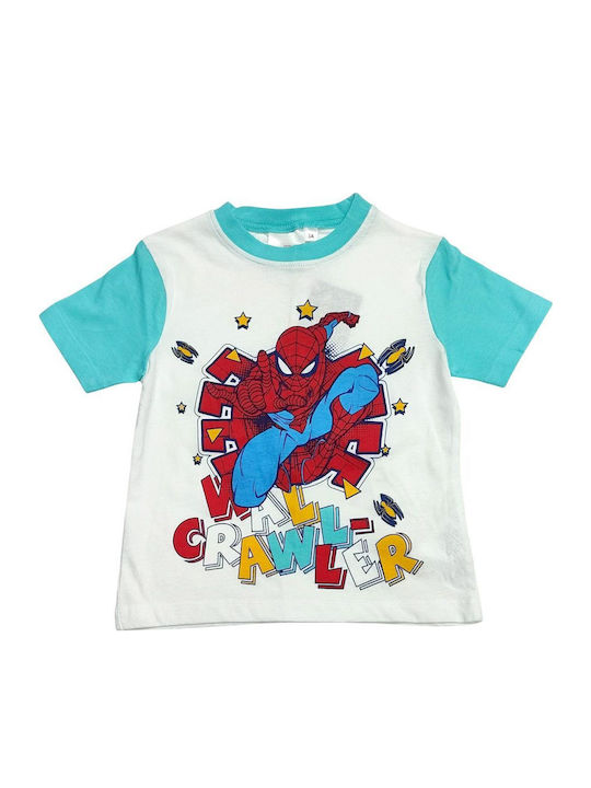 Disney Παιδική Πιτζάμα Καλοκαιρινή Spiderman