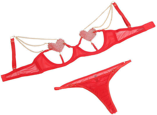 Subblime Seturi de lenjerie sexy Roșu D-242670