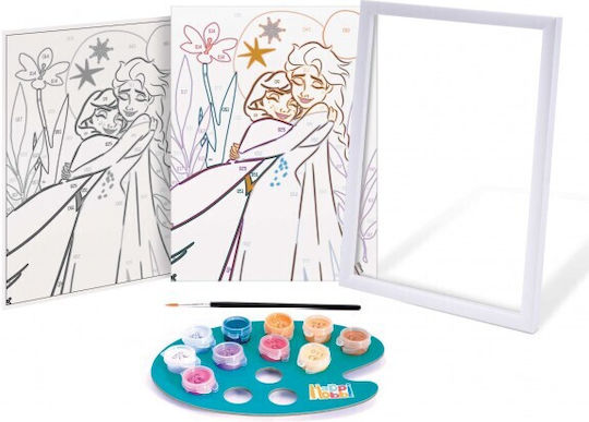 Happihobbi Paint & Frame Paint By Numbers Disney Frozen 1038-41034