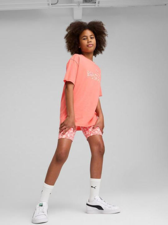 Colant Copii Sportiv Scurt Peach Frost/white ESS