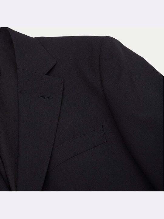 Men's Summer Suit Slim Fit Dark Blue