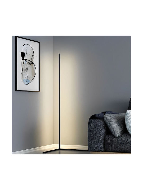 Led Floor Lamp Unique Design Light Selection Cool White Warm White White Black Colour Usb Base Dimensions 42x2.3x130cm