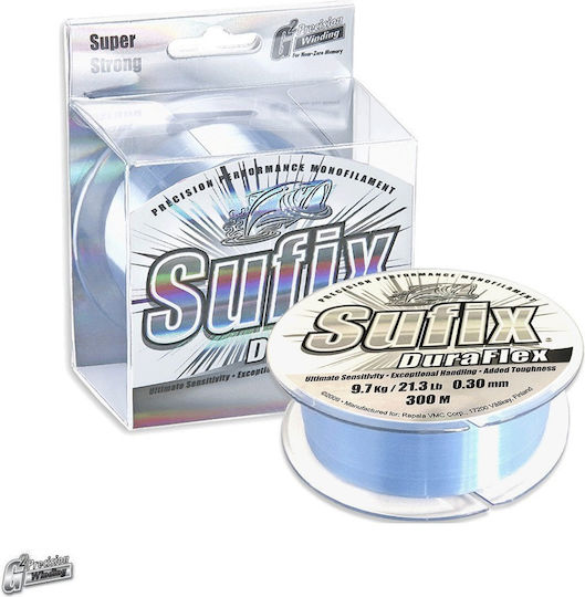 Sufix Duraflex Fishing Line Blue 300m / 0.30mm