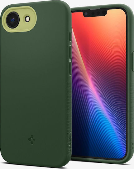 Spigen Nano Pop (MagFit) Silicone 0.3mm Green Back Cover (iPhone 17e / 16e)
