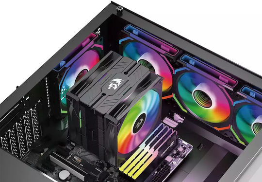 Redragon GC-F012 Ventilator Pentru Carcasă 120mm (2000rpm / 68.8cfm) cu Iluminare RGB Set 3 Bucăți