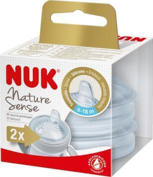 Nuk Coperta din spate Transparent Nature Sense din Silicon 1buc